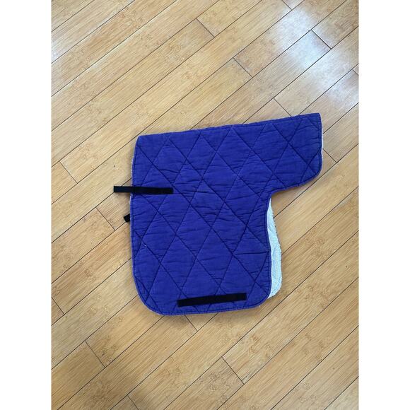 NWOT Solid Purple English Saddle Pad - Picture 2 of 4